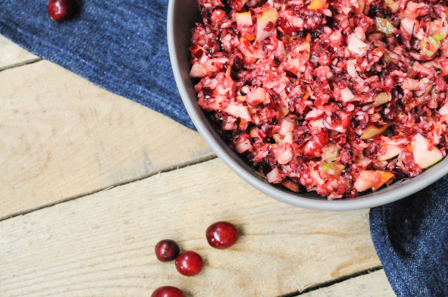 This fresh cranberry salad makes the perfect holiday side or dessert